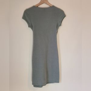 Alya Dresses Alya Sage Green Wrap Mini Dress Poshmark